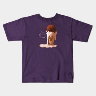 Angry ice cream Kids T-Shirt